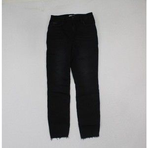 Good American Women Black Jeans Denim Raw Hem Casual Size 4/27